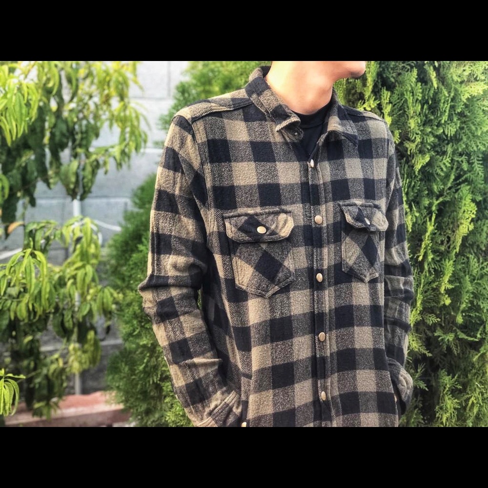 [Smoke Rise] Plade (Green) Button Down Shirt
